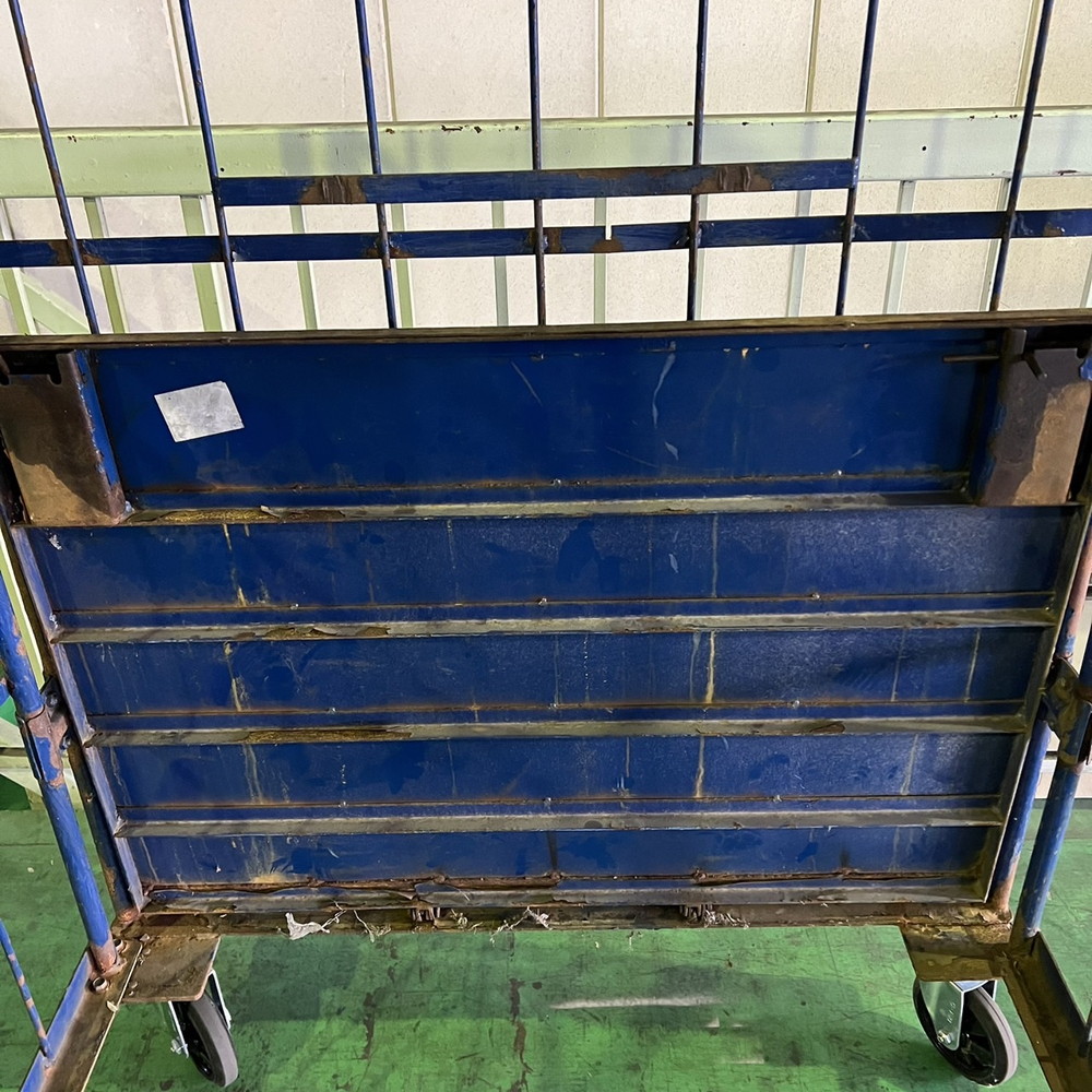 ⭐︎中古品　カゴ台車　640×840×1680mm　業務用運搬機⭐︎ 山崎産業株式会社｜カゴ台車（Cタイプ） RC-3C グリーン