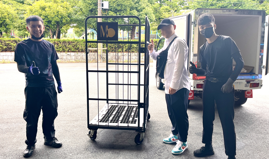 マサヒコオズミパリ仕様カゴ台車